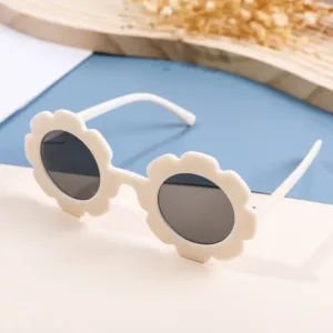Youngsters Sunflower Glasses - Casual, White Frame, Size 8-12 Years